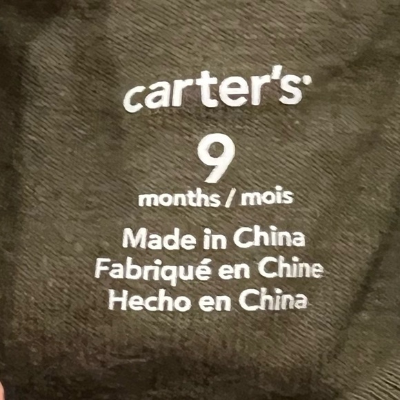 Carter’s Bundle of 4 Short Sleeve 9 Month Graphic Onesies Bodysuits - Picture 2 of 2